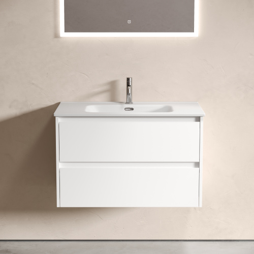 Тумба под раковину Sancos Libra LB80W 79х45х50 настенная - фото 5